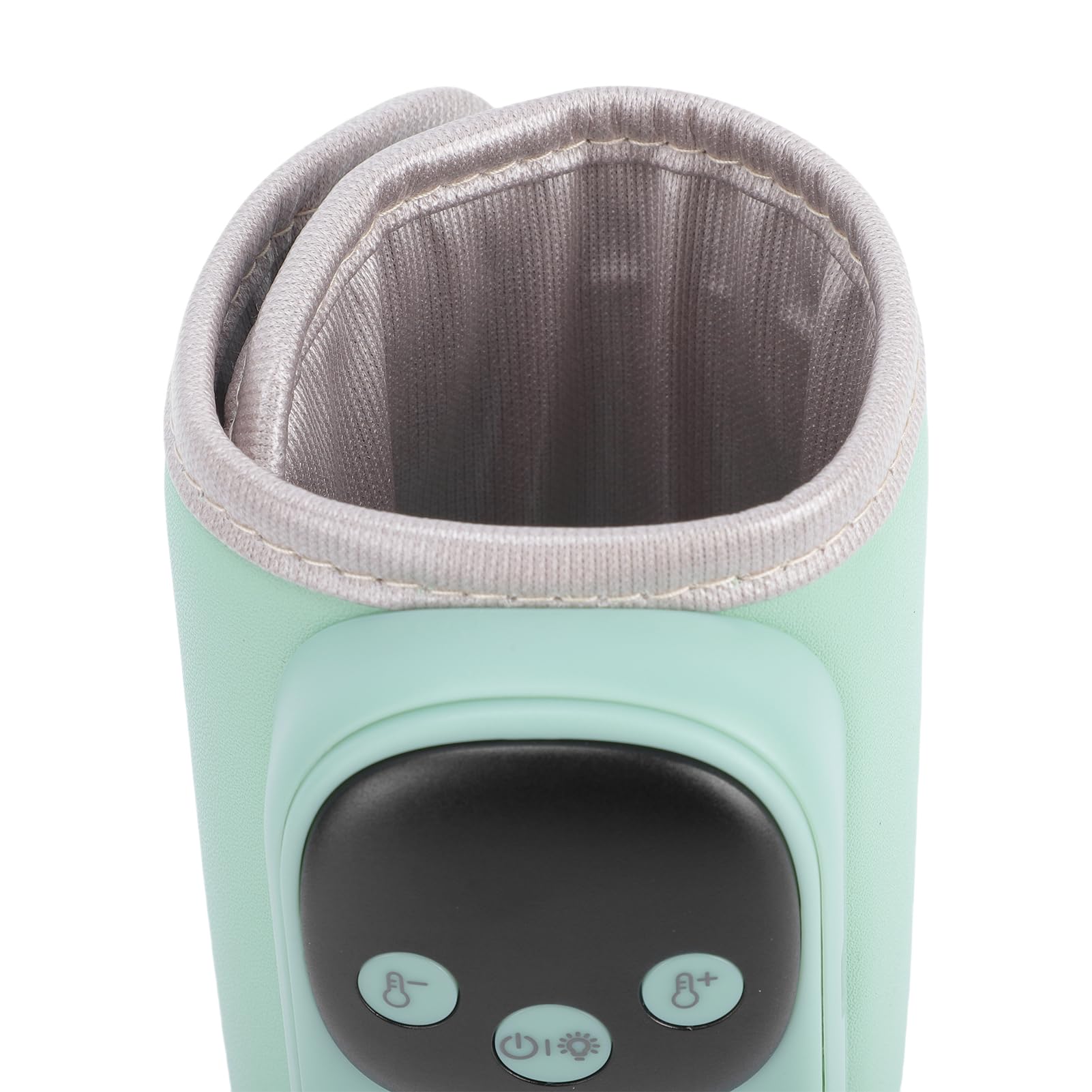 Fockety Pieno più Caldo, 11 Controllo a Temperatura più Veloce Riscaldamento del per Neonati con Luce Notturna, Display Digitale Display USB Warder Bottiglia Ricaricabile per il (GREEN)