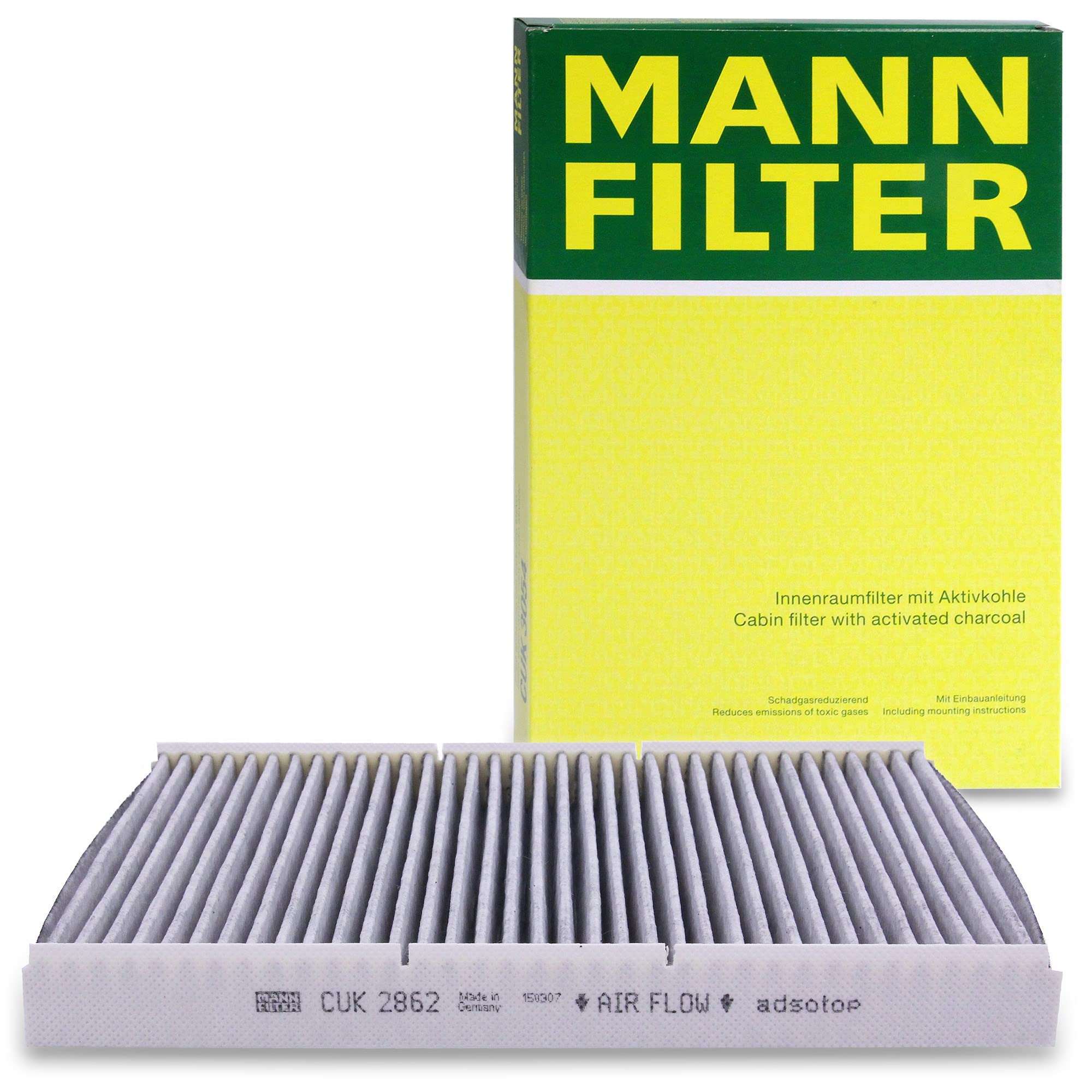 MANN-FILTER Inspektionspaket Filterset 1x Ölfilter, 1x Luftfilter, 1x Innenraumfilter (Aktivkohlefilter), Kompatibel mit AUDI A3 (8L1), TT, SKODA OCTAVIA 1, VW BORA, GOLF 4, NEW BEETLE