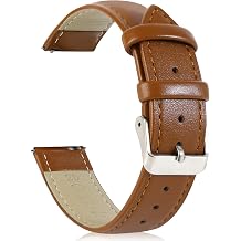 Quick Release Leather Watch Band Genuine Leather for Men and Women Replacement Strap 14mm 16mm 18mm 20mm 22mm 24mm