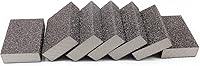 Vista 2 de Bloque de lijado grueso de grano 36 – 12 piezas, esponja de lija húmeda y seca, bloque de papel de lija de espuma, lavable y reutilizable, esponja