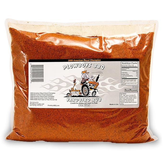 Plowboys BBQ Yardbird Rub 5 LBS Bag Barbecue Seasoning