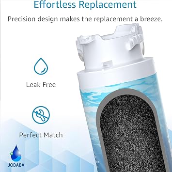 Replacement for Frigidaire EPTWFU01 Water Filter, 3 Pack