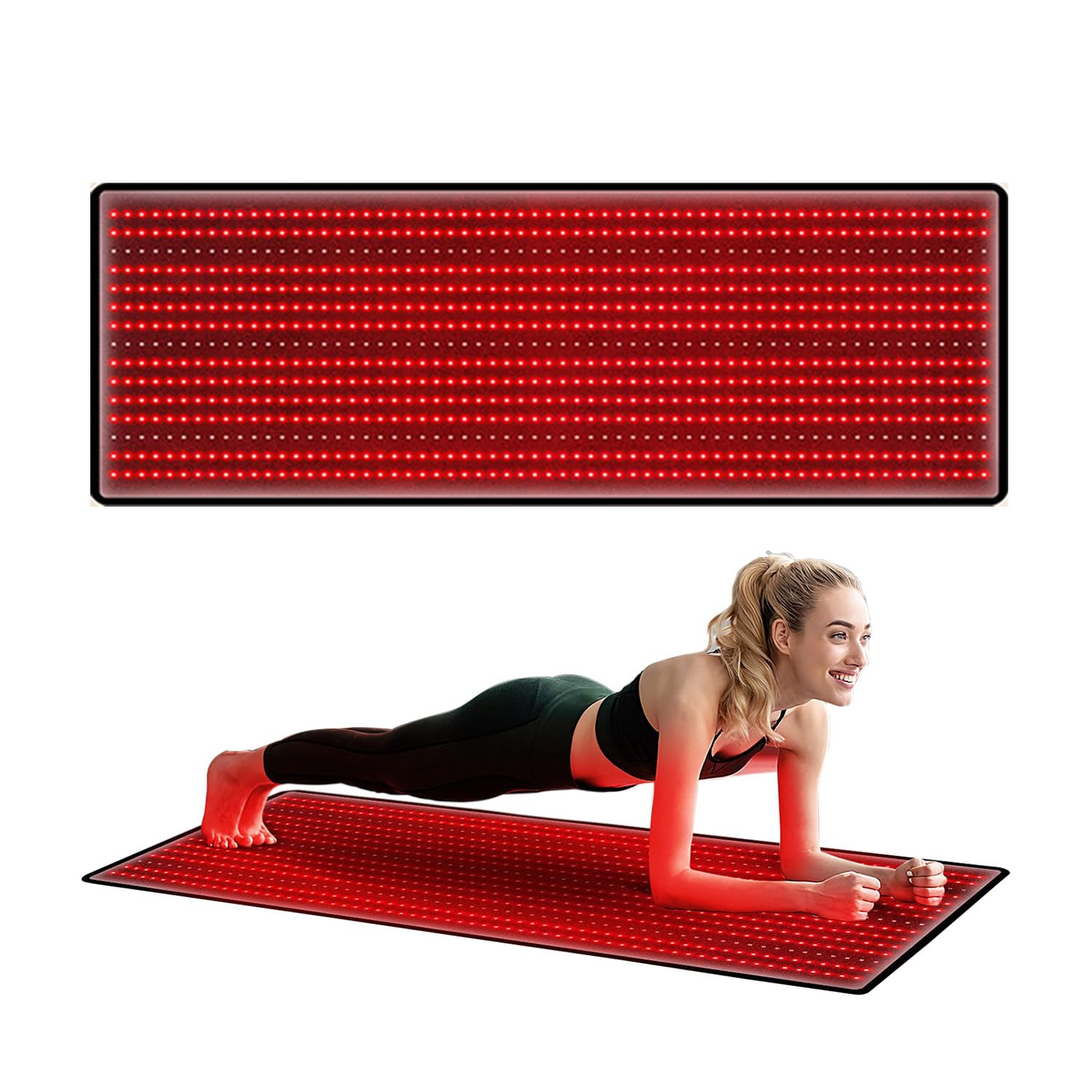 Amazon.com: Megelin Red Light Therapy Mat for Whole Body, 3840pcs
