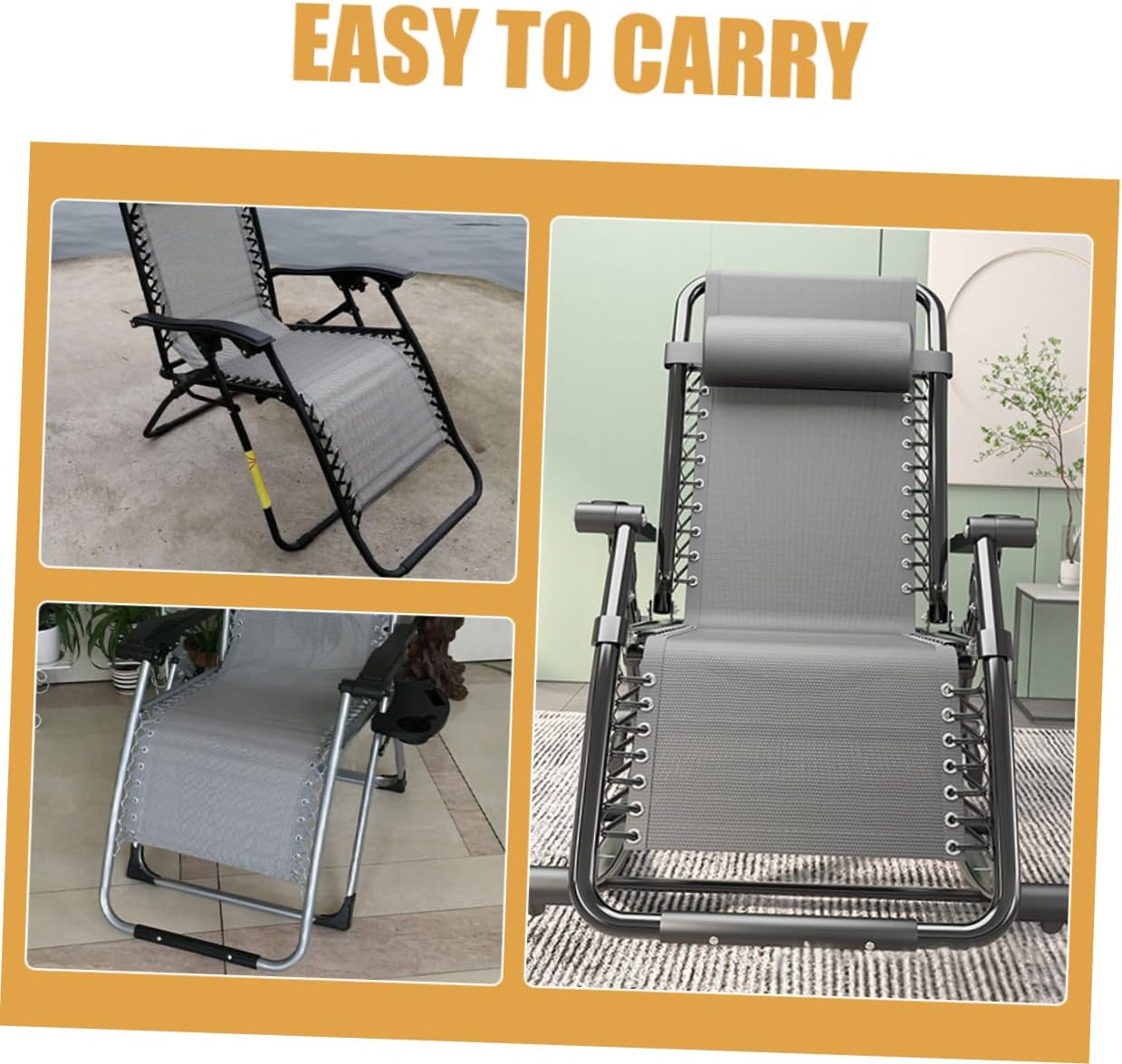 Milisten 1set Lawn Chair Fabric Replacement Patio Chaise Lounges Chairs Cover Breathable Sling Webbing for Camping