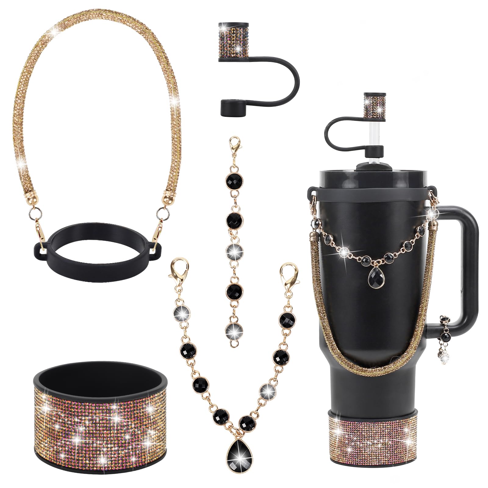Protégez votre tasse Stanley avec ce kit botte silicone noir