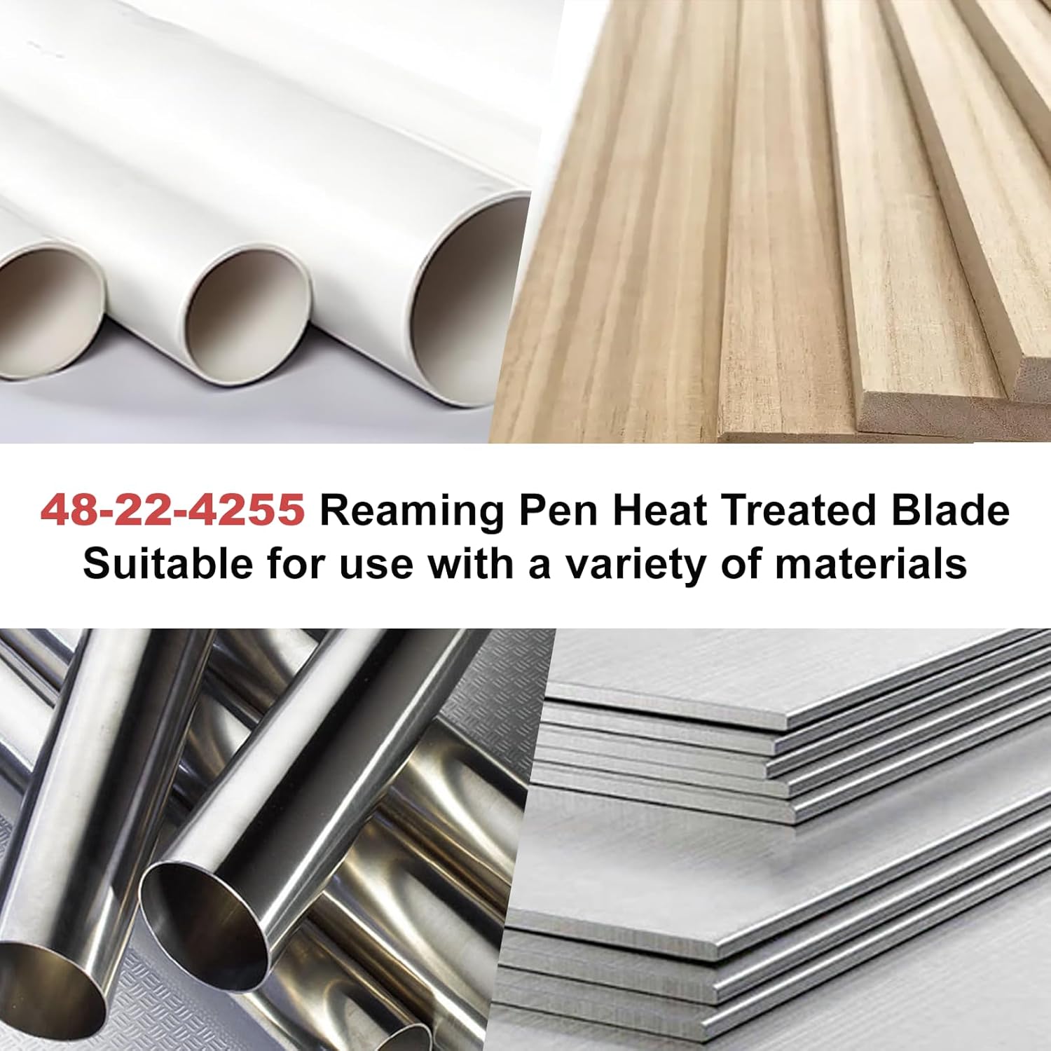(2 Pack) 48-22-4255 Reaming Pen Heat Treated Blade Fits Easy deburring of Copper tubing and PVC