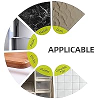 Vista 7 de Cinta adhesiva de doble cara resistente, 1.18 x 120 pulgadas, nanocinta adhesiva de doble cara para paredes, cinta extraíble de doble barra, tiras