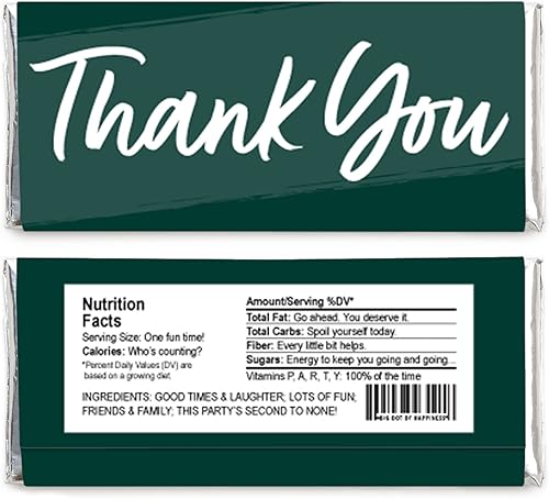 Miniatura 2 de Big Dot of Happiness Emerald Elegantly Simple - Paquete de 24 regalos de fiesta para invitados de caramelo