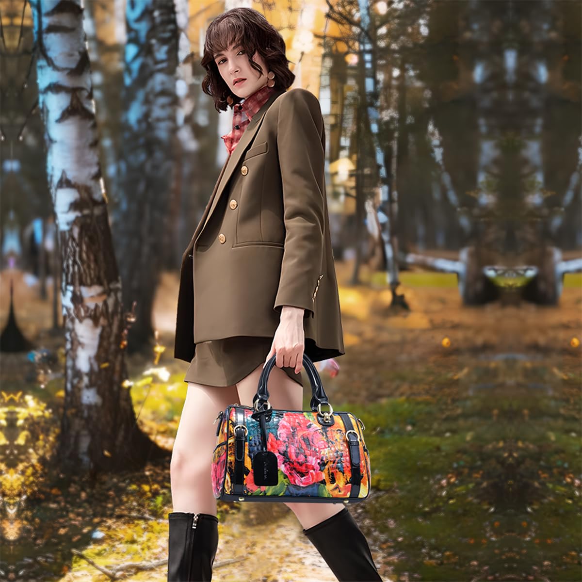 Bolsa de ombro feminina de couro genuíno de alta qualidade, bolsa elegante para mulheres, bolsa tote refinada, bolsa transversal em promoção! Veja a oferta e mais achadinhos de Bolsas 3 Hoje é o melhor dia para comprar Bolsa de ombro feminina de couro genuíno de alta qualidade, bolsa elegante para mulheres, bolsa tote refinada, bolsa transversal com aquele preço maroto! Promoção! Aproveite a oferta! 3