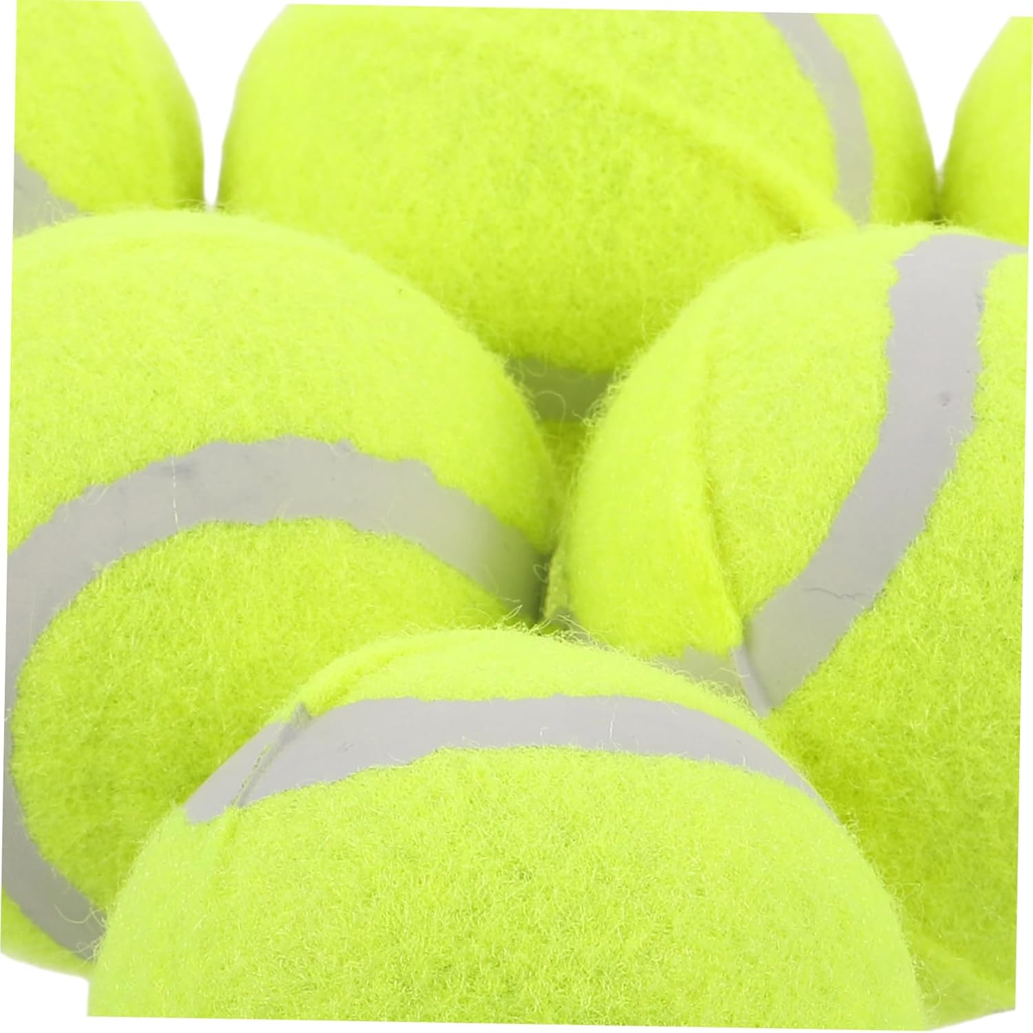 Toyvian 22pcs Dog Tennis Rubber Interactive for Small Medium Large Dogs Chew-Resistant Pet Toys for Agility Training Outdoor Fun