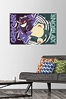 Vista 2 de Pokémon - Póster de pared de batalla de Gengar Snorlax con alfileres