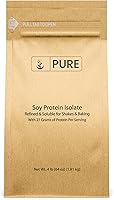 Vista 2 de PURE ORIGINAL INGREDIENTS Aislado de proteína de soja (4 lb) siempre puro, sin rellenos ni aditivos
