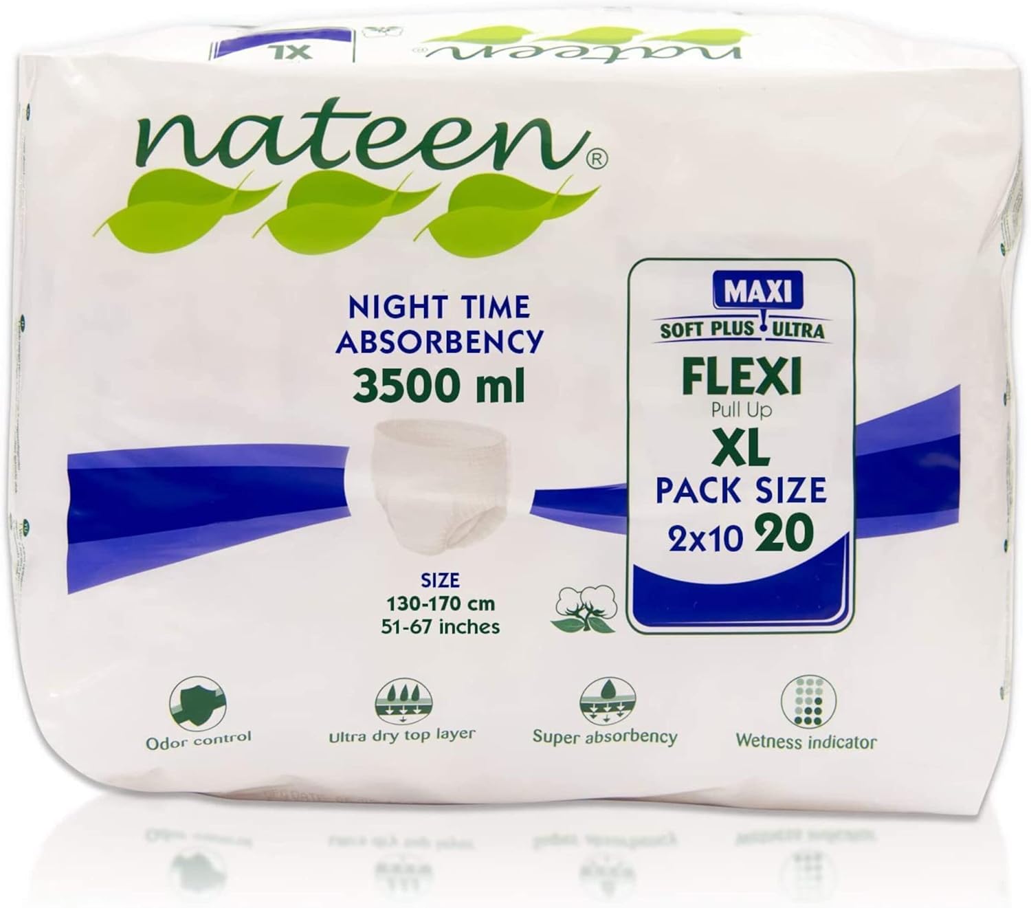 Tendercare Nateen Adult Incontinence Pants 20 Extra Large Adult