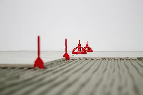 Miniatura 5 de Rubi Tools CYCLONE - Sistema de nivelación de azulejos, base plana de 332 pulgadas (0.079 in) (2,400 unidades) - 35945