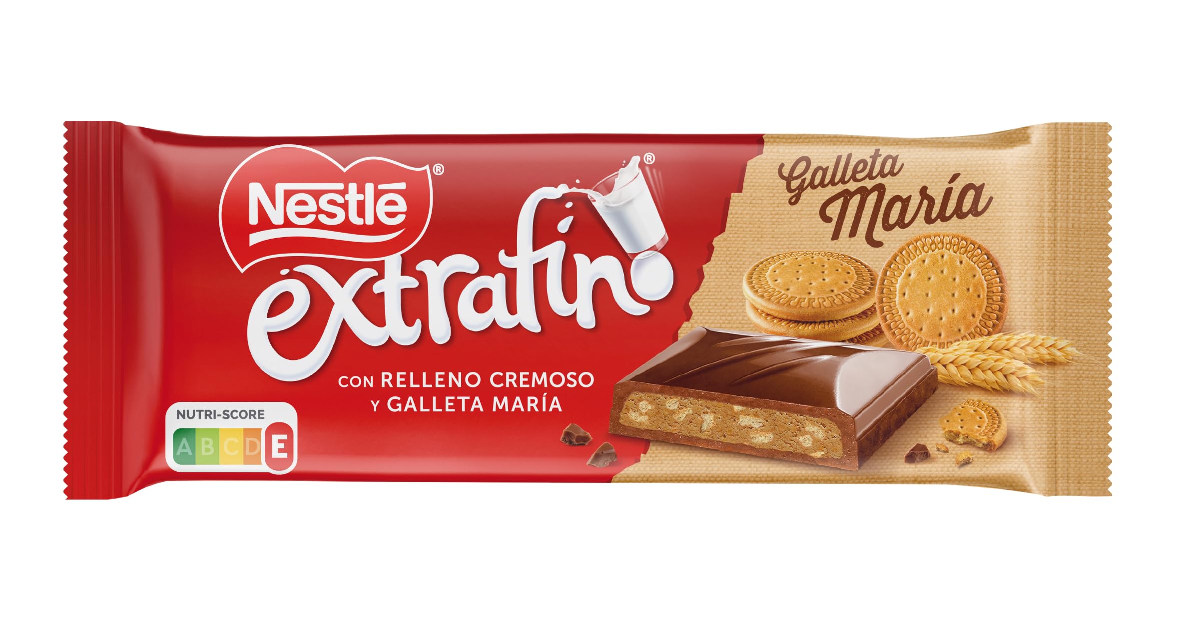 NESTLE EXTRAFINO tableta chocolate con leche y galleta Maria 25x84g
