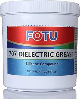 Dielectric Silicone Grease ，Dielectric Grease for Electrical Connectors，Brake Grease，Marine Grease，Silicone Grease for O Rings，Super Lube Synthetic Grease (2.2 LB, 1-Pack)