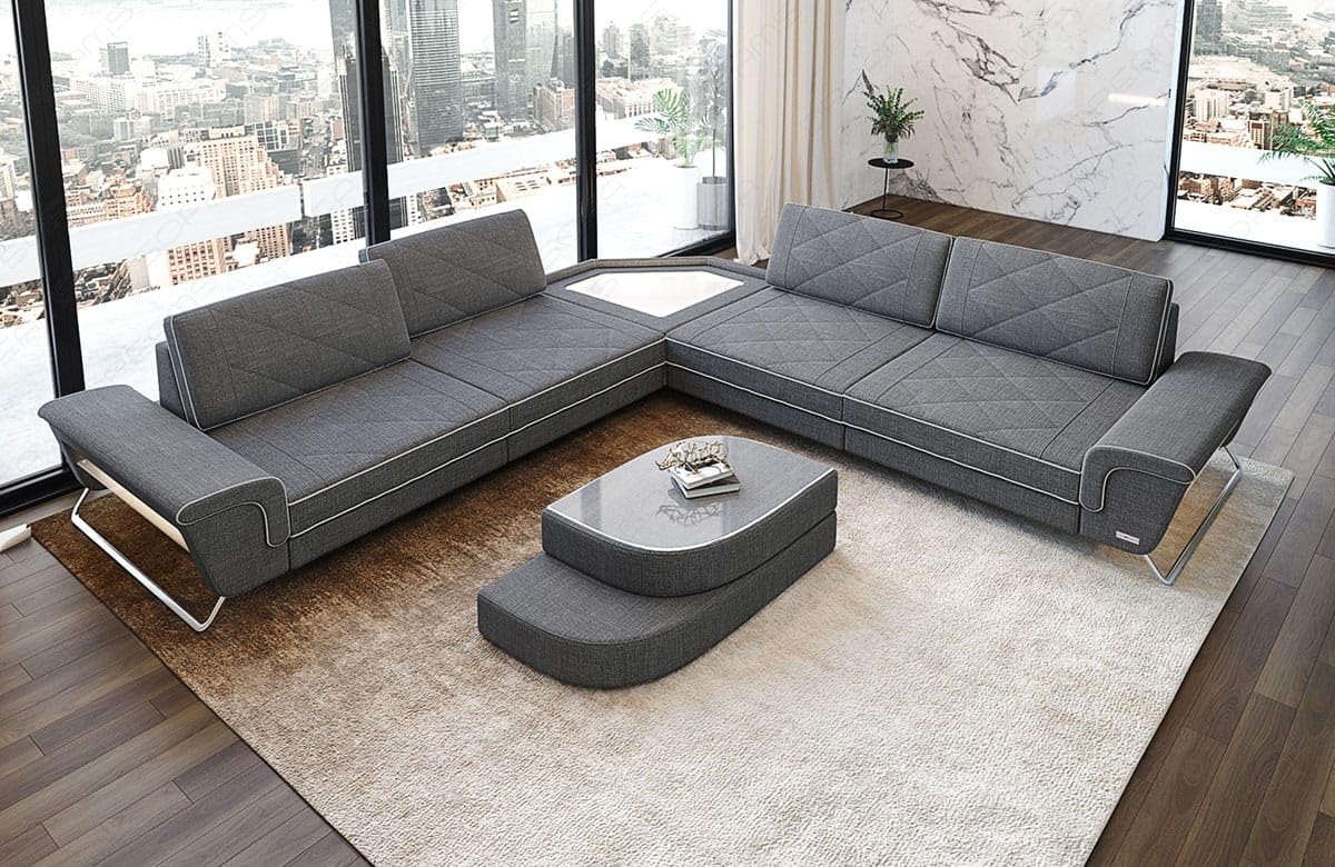 Sofa Dreams Stoff Ecksofa Sepino L-Form