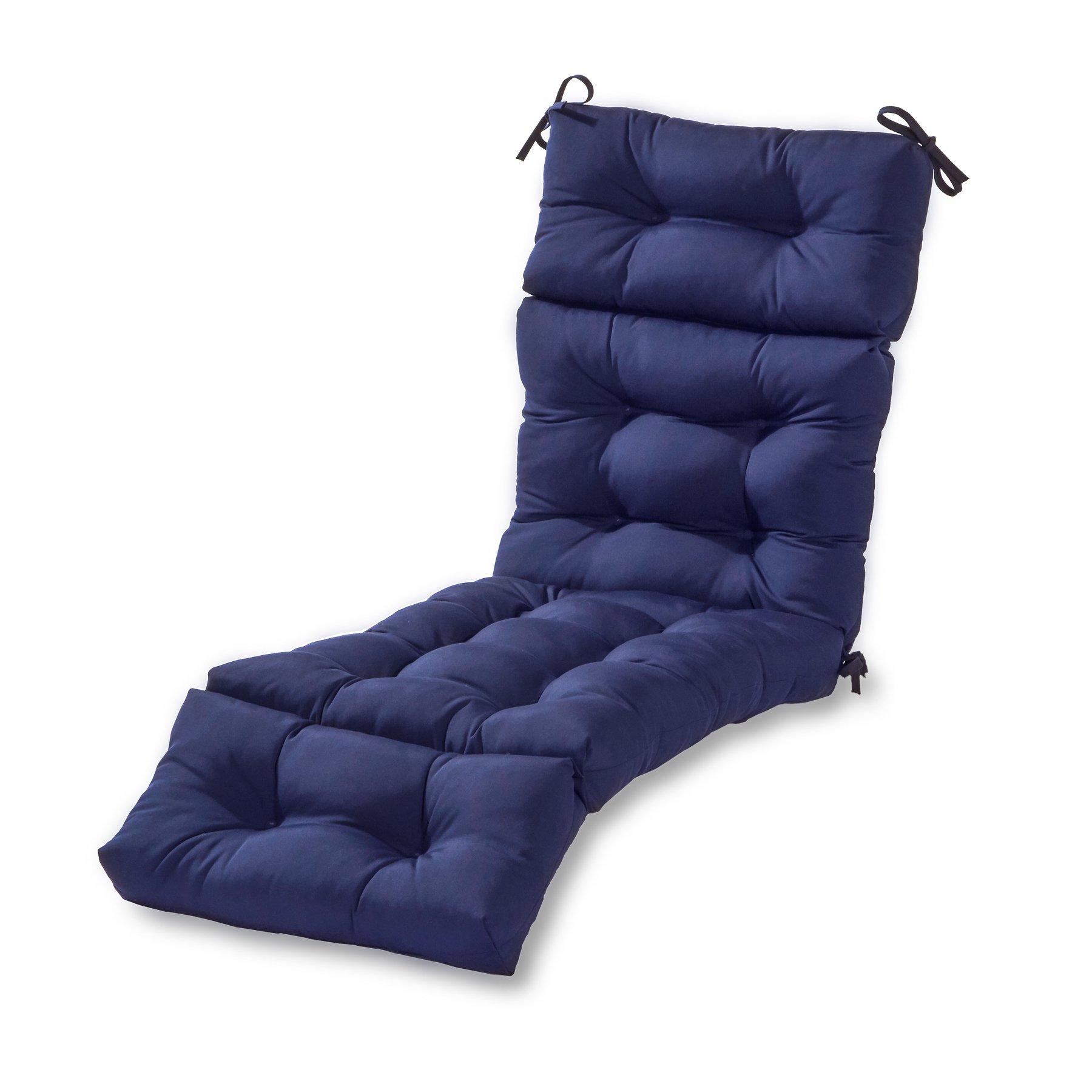 Greendale Home FashionsAZ4804-NAVY Midnight 72 x 22-inch Outdoor Chaise Lounge Cushion