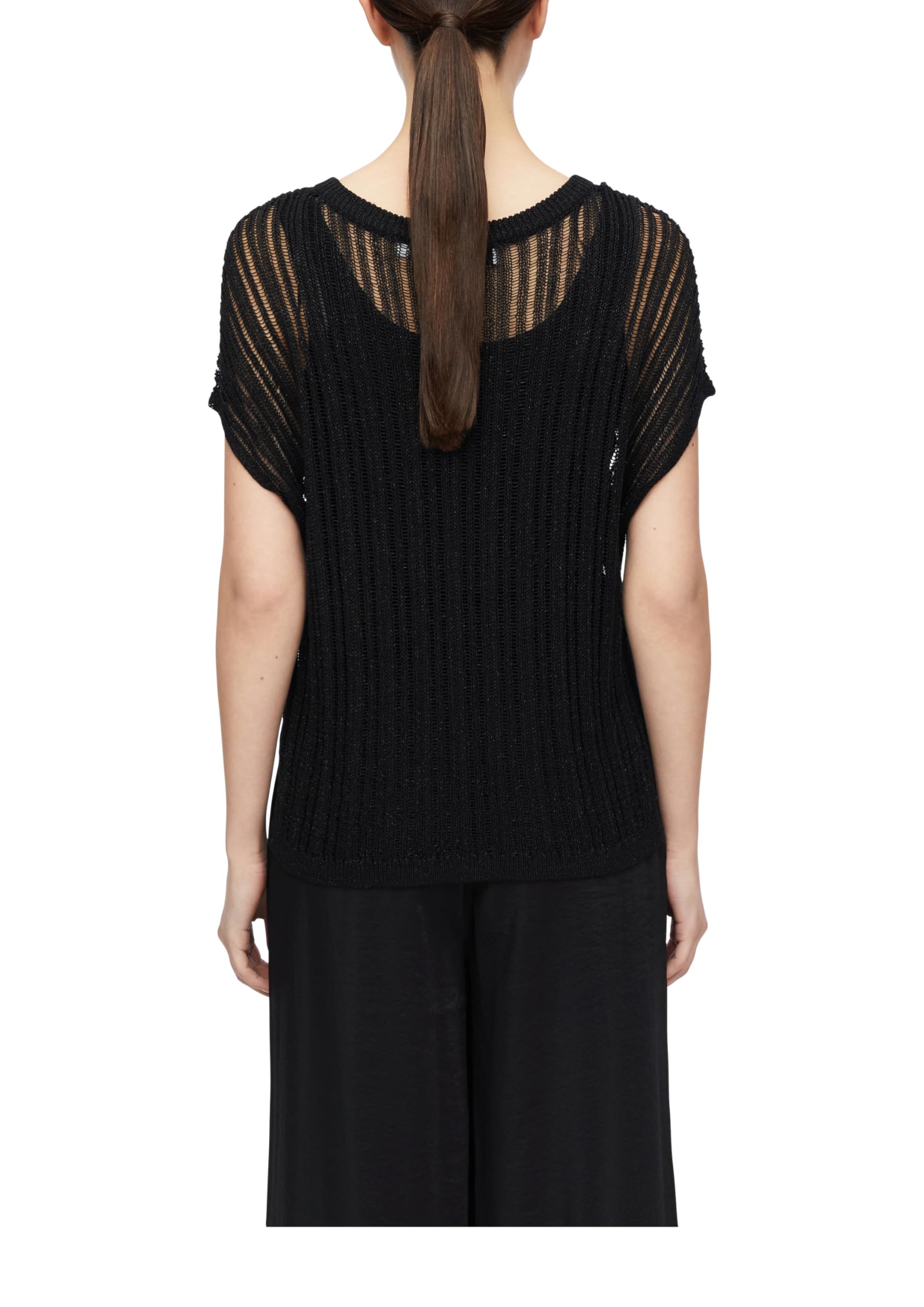 Comma Lockerer Poncho aus Viskosemix