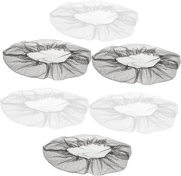 6pcs Fan Mesh Cover Washable Protective Net for Safety -grip Design Fits Fans Lightweight Colors