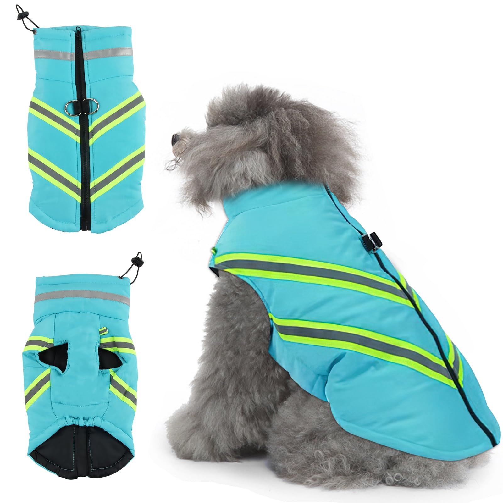 Abrigo Perro, ACTOYS Abrigo Invierno Perro, Perro Chaqueta Otoño Invierno, Abrigo Impermeable para Perros Resistente al Viento, Ropa Perro, Disfraz Perro, Abrigo Perro Pequeño Mediano