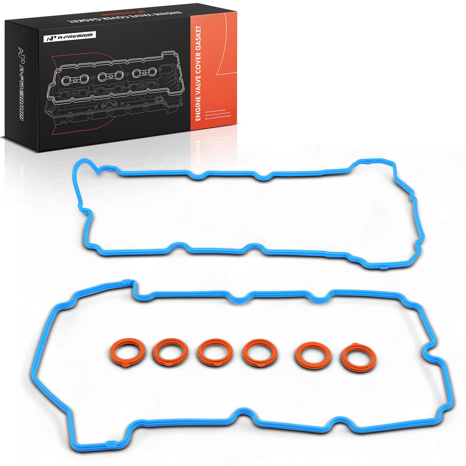 A-Premium Engine Valve Cover Gasket Set Compatible with Mazda 6 2003-2008 3.0L