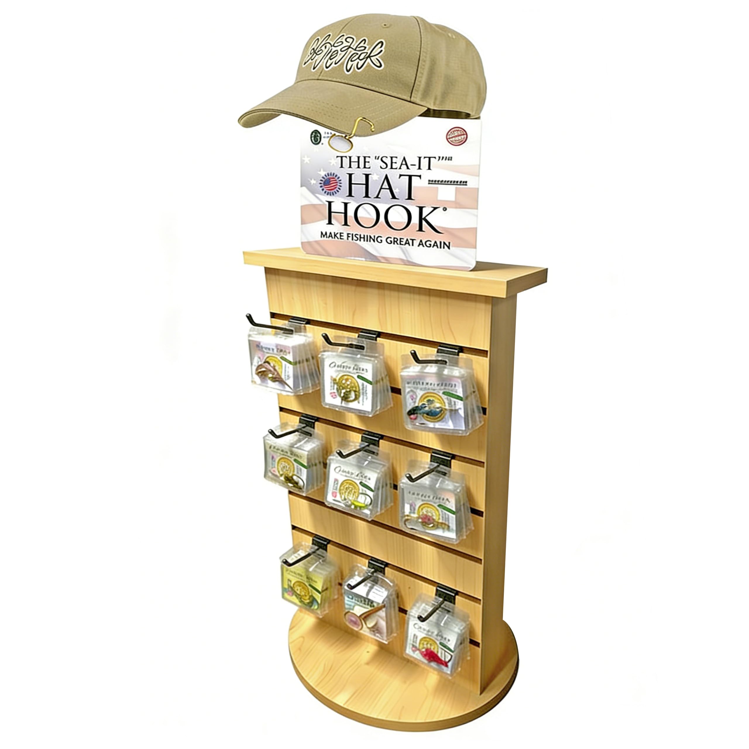 Amazon.com: FixtureDisplays® 2-Sided Slatwall Counter Spinner