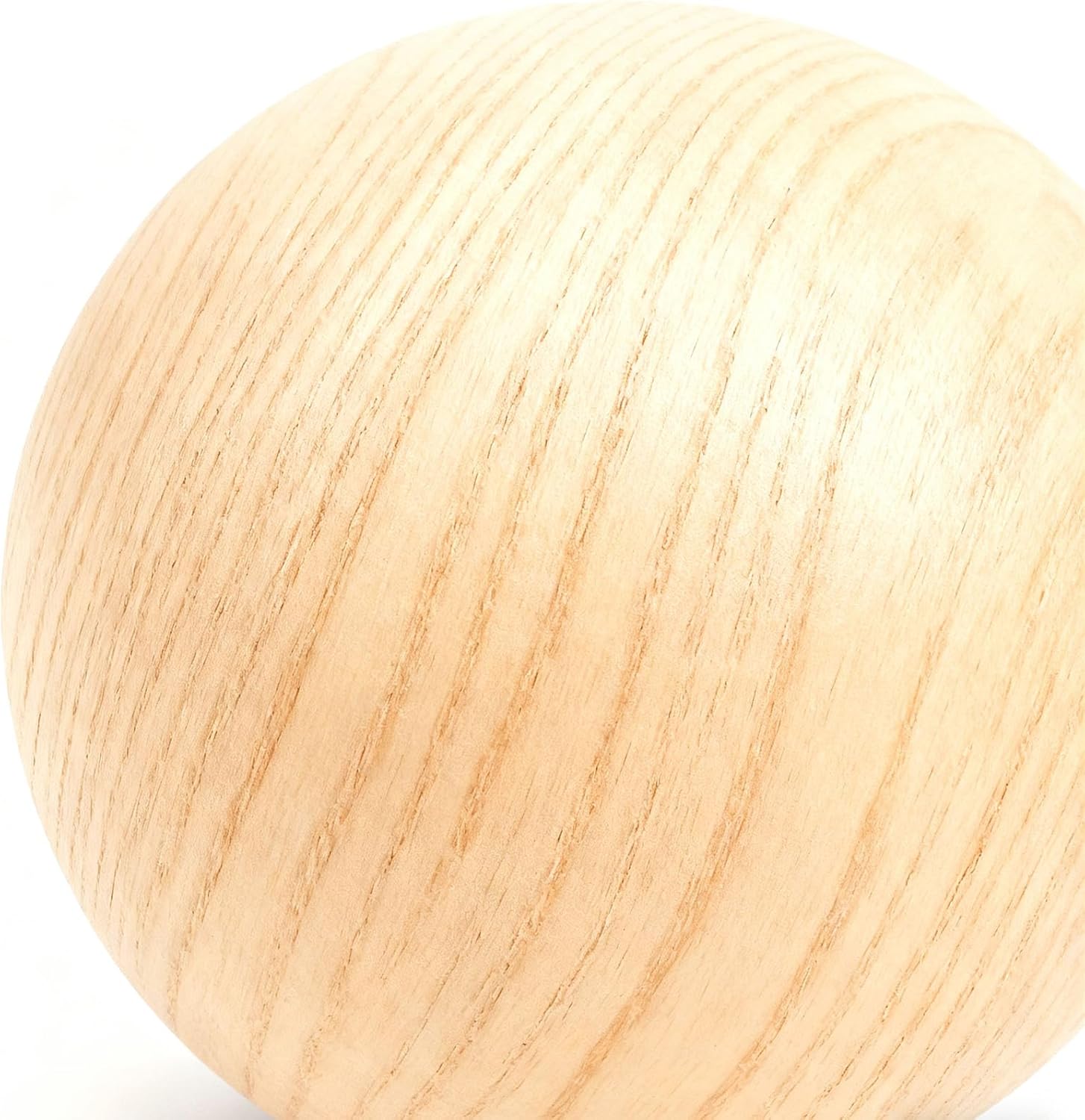 Unfinished Natural Pine Wood Ball, Hardwood Sphere for Crafts, Round Smooth Wood Craft Spheres for Crafts, for DIY Craft Projects, Arts and Crafts, Decoration(Size:18cm（1pcs）)