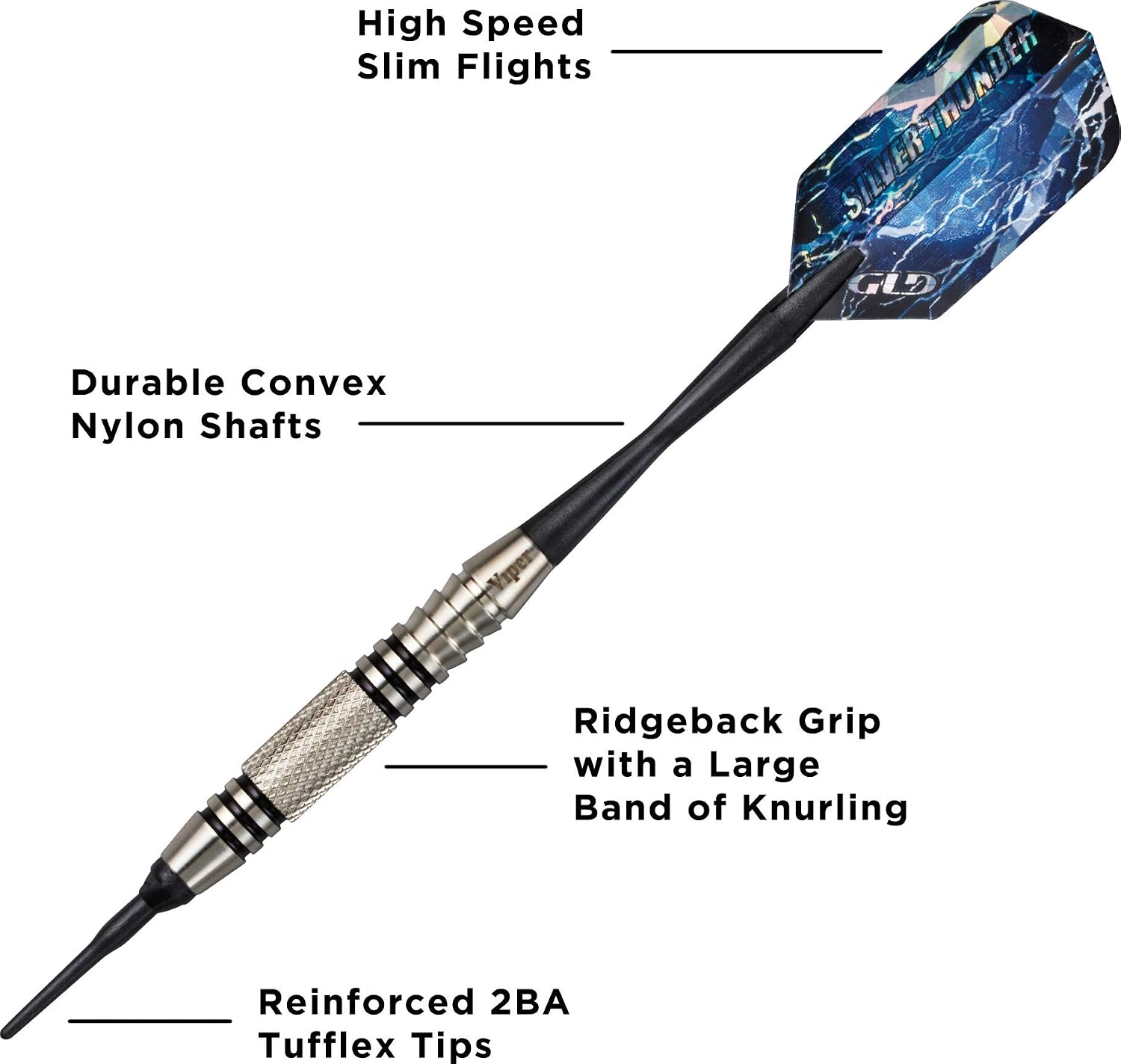 Viper Silver Thunder Soft Tip Darts