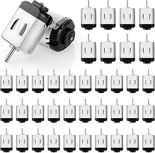 40 Pack DC Motor 1.5-3V 23000RPM Mini Hobby Motor High Speed Torque Small Electric Motor for DIY Remote Control Toy Car Science Experiments