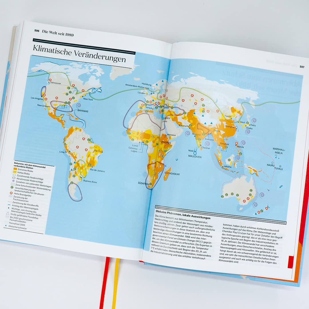Die Geschichte der Welt: Ein Atlas. Durchgehend bebildert