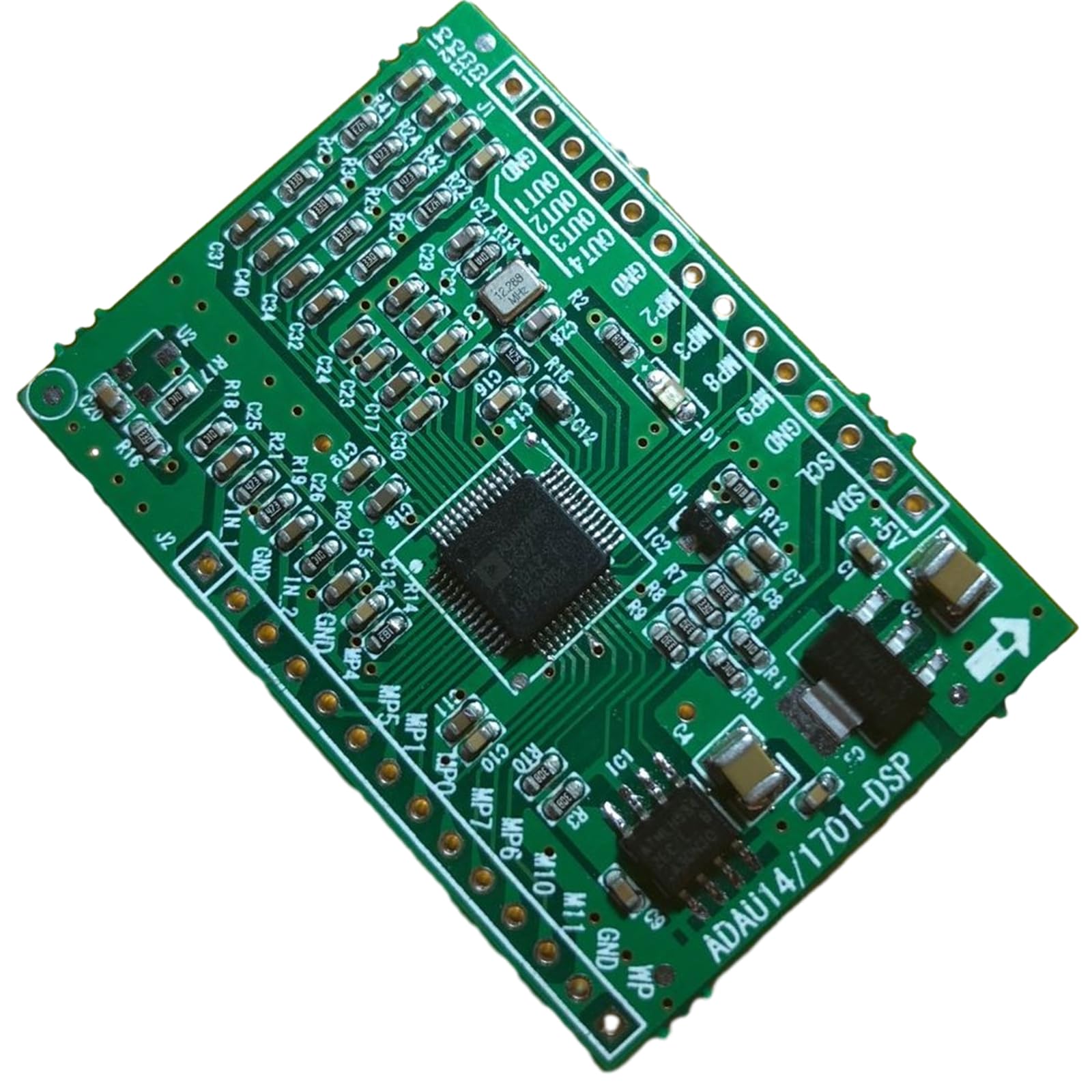 DSPmini Scheda di apprendimento completa per elaborazione del suono ADAU1401 Chip singolo per altoparlanti, lettori MP3 e altro