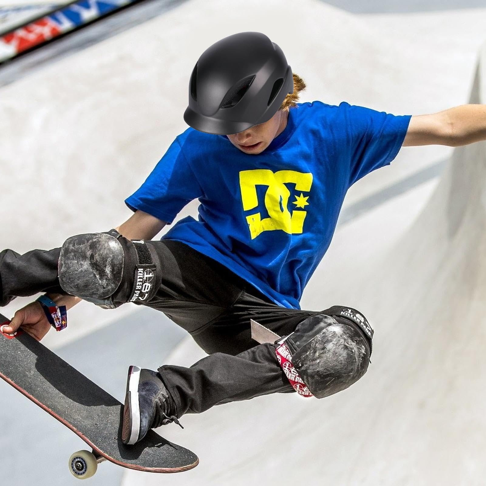 Casques pour adultes | Casques légers – Casques de protection respirants pour le roller et le roller, le skateboard, le longboard