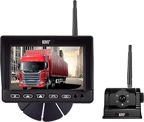 BOYO Vision VTCRH1 VTCRH1 2.4 GHz Sistema de respaldo de vehículo AHD inalámbrico de 1 canal