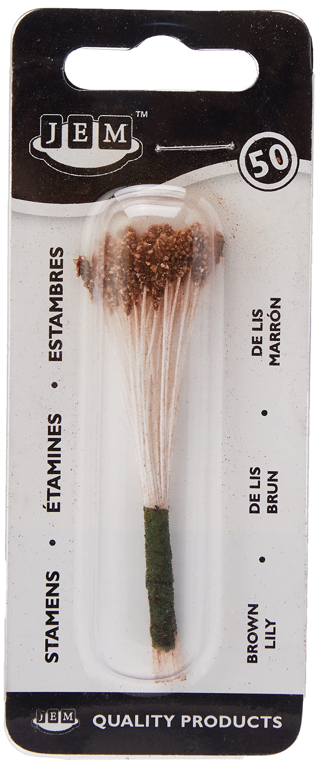 PME Lily Stamens for Sugar Flowers Brown (Pack of 50)