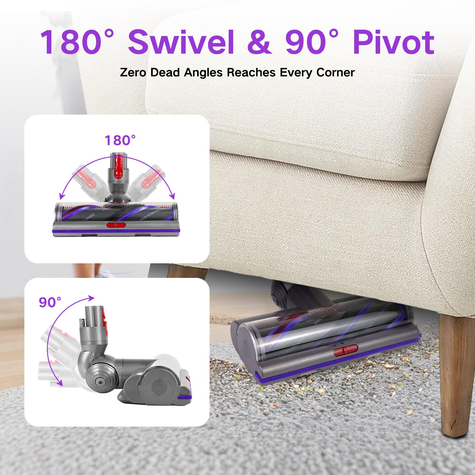 Spazzola High Torque ricambio Compatibile Dyson V7 V8 V10 V11 V15