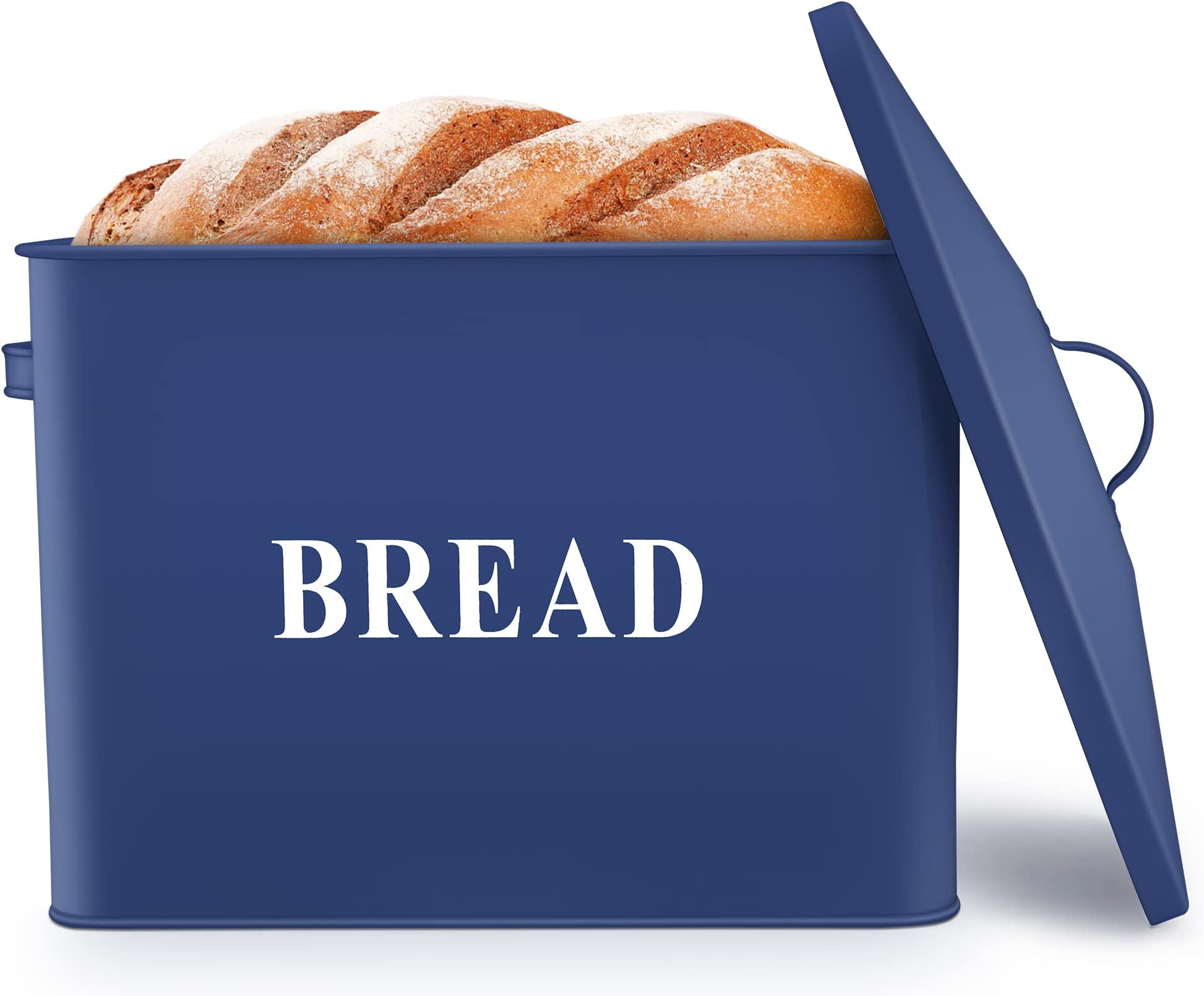 Herogo Bread Bin, ExtraLarge Metal Bread Box for Kitchen, Vintage Tall