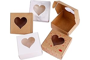 Konsait 20 Pack Valentine's Day Cookies Boxes