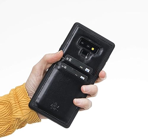 Miniatura 3 de Venito Capri - Funda de piel tipo cartera compatible con Samsung Galaxy Note 9 (6.4 pulgadas), extra segura, con bloqueo RFID y cubierta trasera