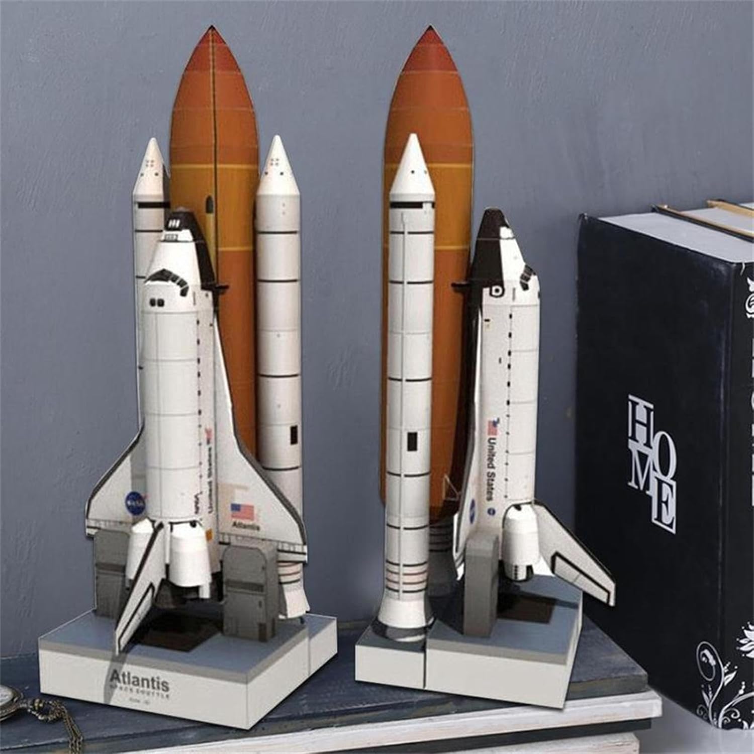 1:150 Unassemabled Atlantis Space Shuttle Paper Model DIY Rocket Aviation Collectibles Teaching Model Kit