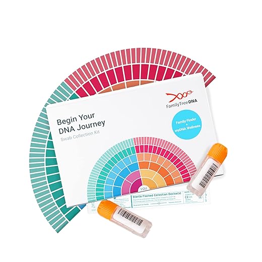 FamilyTreeDNA Family Finder + myDNA Wellness DNA Test, DNA Ancestry Test Kit with Nutrition and Fitness Insights, at-Home Test Kit for Convenient DNA Sampling, Expertly Processed