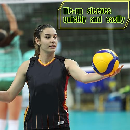 Miniatura 5 de Kajaia 12 pares de soportes de manga de color sólido, clips de manga deportiva, fútbol, sóftbol, para camisetas deportivas, camisetas de béisbol