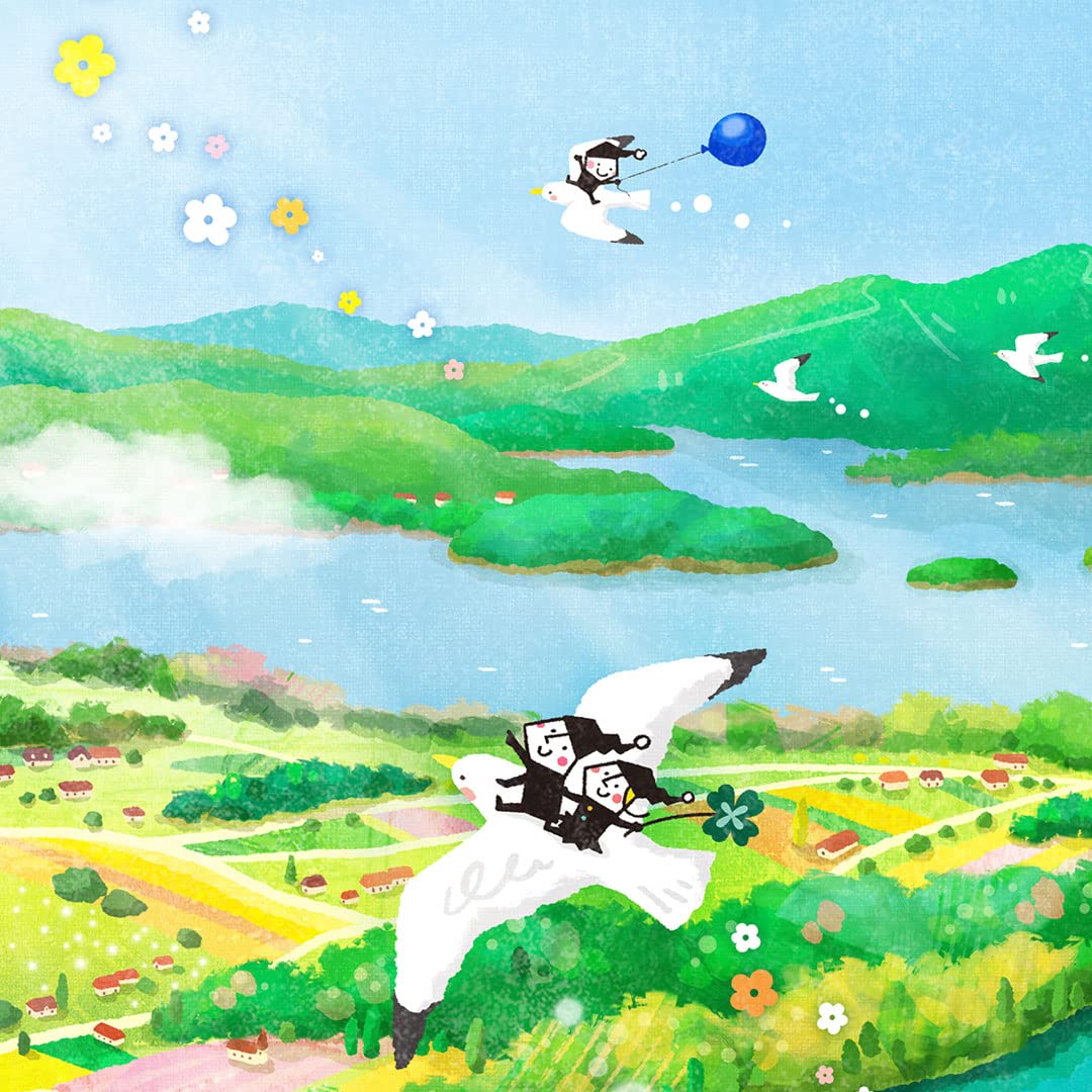 Amazon.co.jp: 絵画 ヨーロッパ ブレッド湖 「ボン・ボヤージュ!」(M