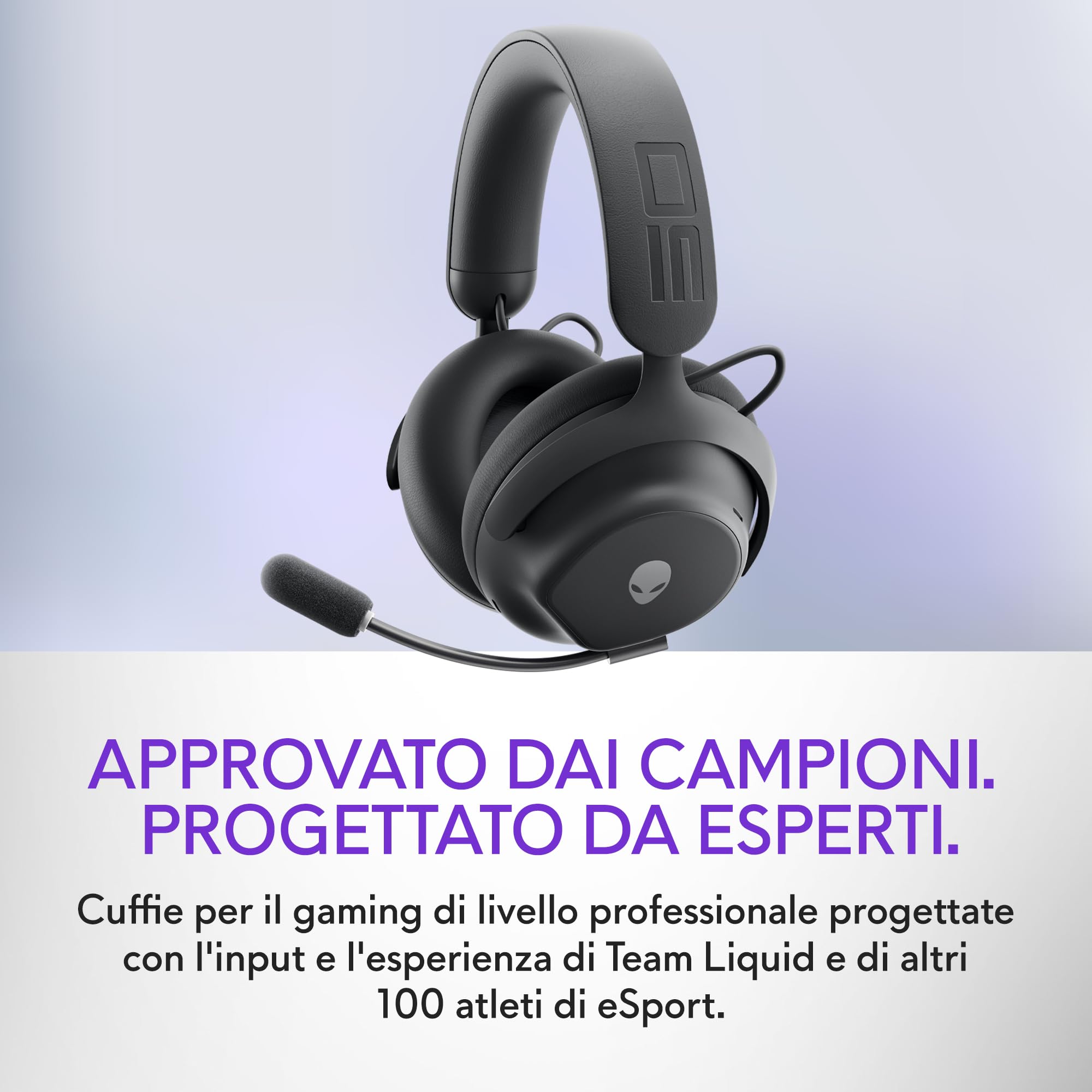 Alienware Pro Cuffie Gaming Wireless Dark Side of the Moon