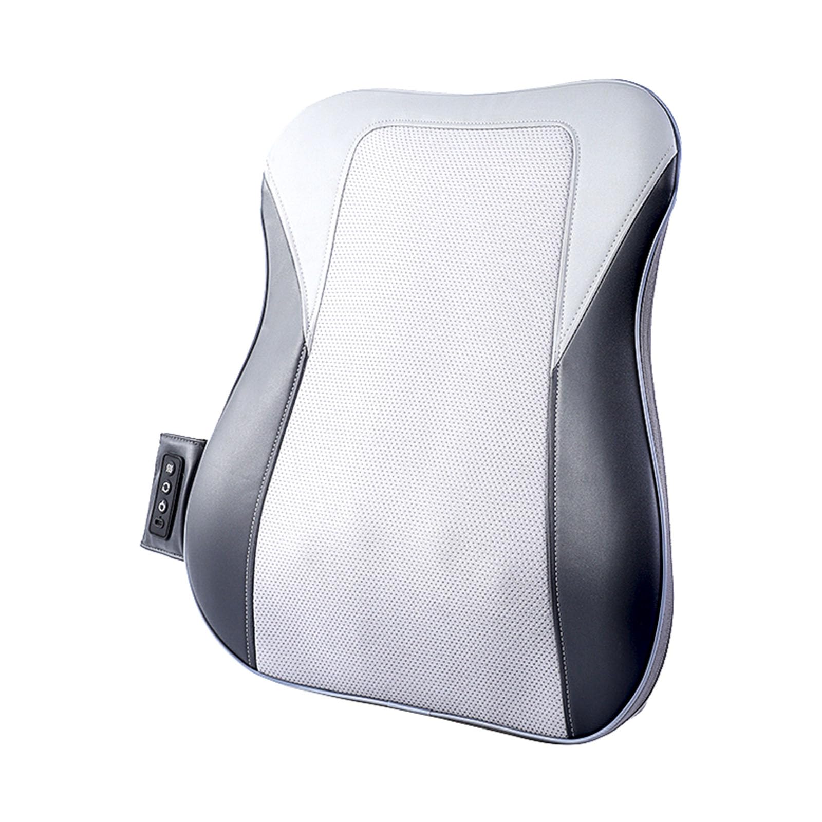 Yalsfowe Cordless Back Massager with Heat, Back Massager for Pain Relief Deep Tissue, Portable Massage Pillow for Shoulders, Waist, Legs, Chair Home Office, Gifts for Women Men