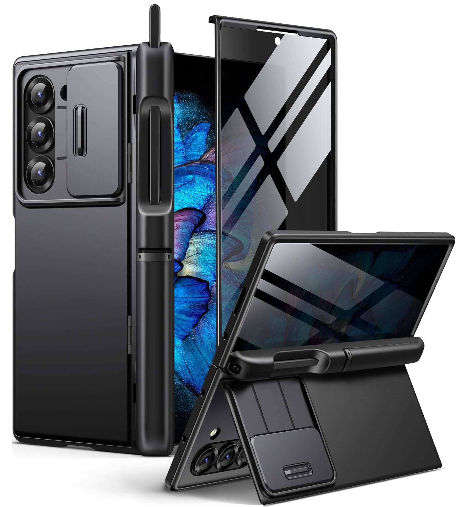 Amazon.com: BERFY for Z Fold 6 Case with Screen Protector, Built