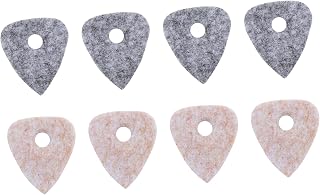 ERINGOGO 8pcs Ukulele Felt Picks of Design Plectrums Fashionable Easy to Use Carry for Ukulele Players and Musicians Sound
