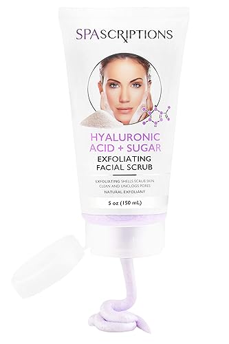 Miniatura 2 de Exfoliante facial con ácido hialurónico y azúcar para la cara, 5 onzas