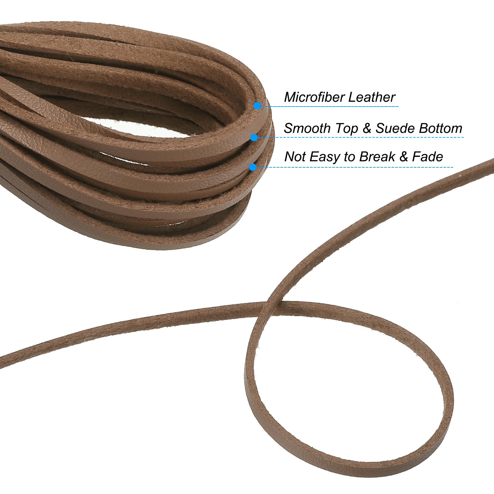 PATIKIL Faux Suede Leather Cord - Image 3