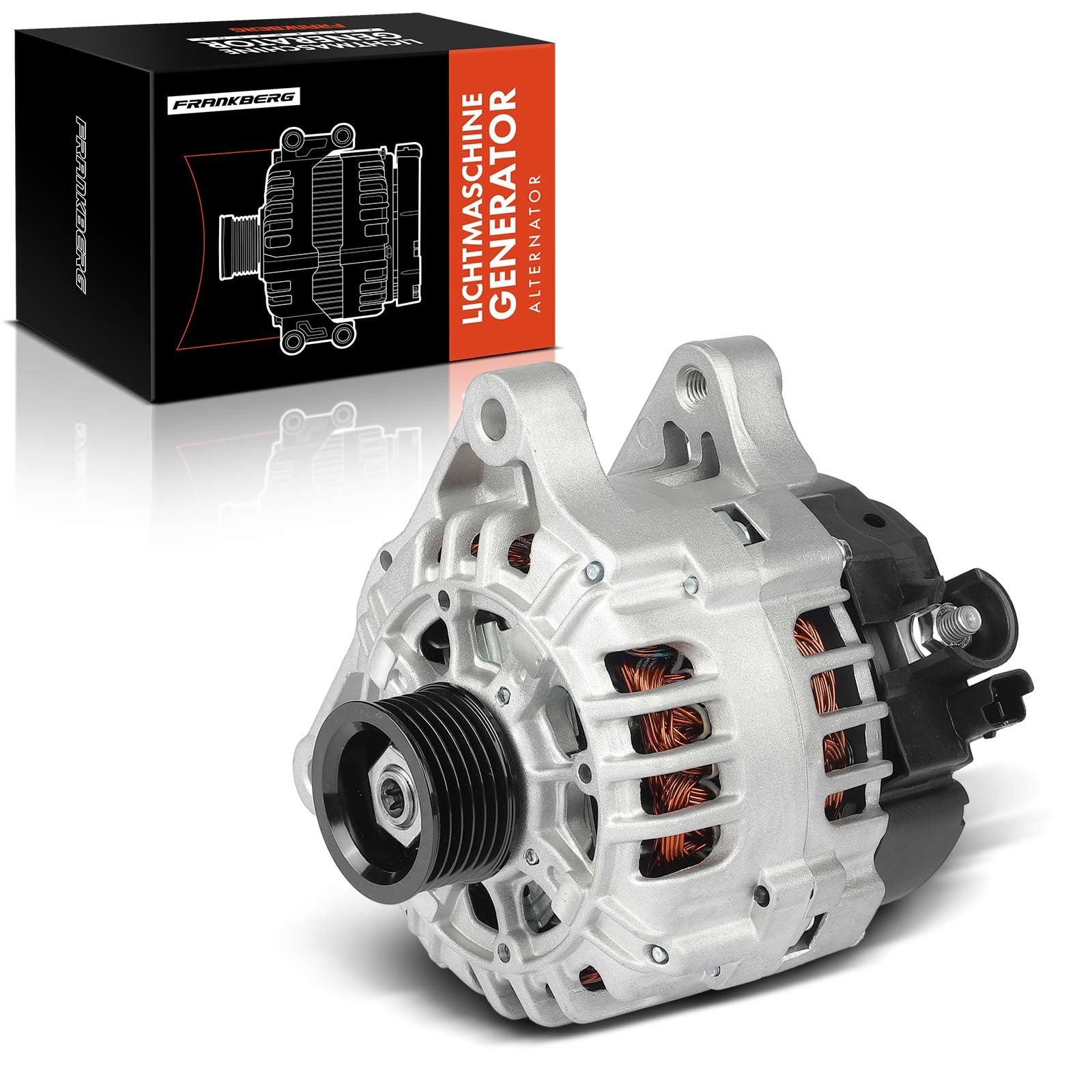 Frankberg Alternatore generatore 9638544280 | 9638544280; Compatibile con: Xsara N1, berlina 206, 307 Pausa 3E, Xsara Coupé N0, C3 I FC FN, C2 Enterprise JG